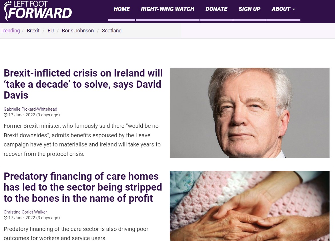 Lewa stopa do przodu