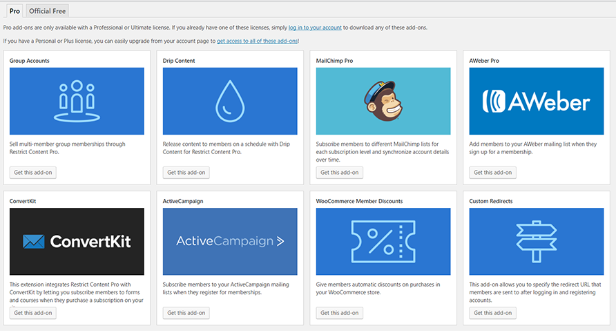 Pro Plugin for Website Owner