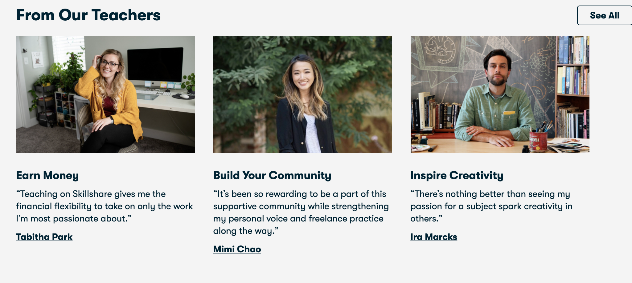 Instruktorzy Skillshare