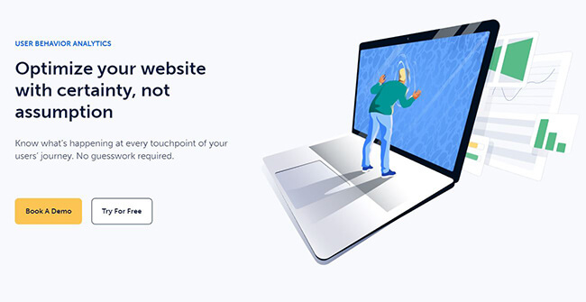 Home page di Mouseflow