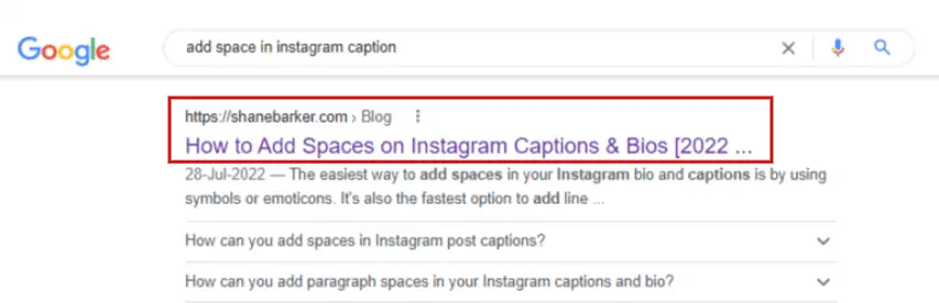 我在谷歌第一页的帖子排名