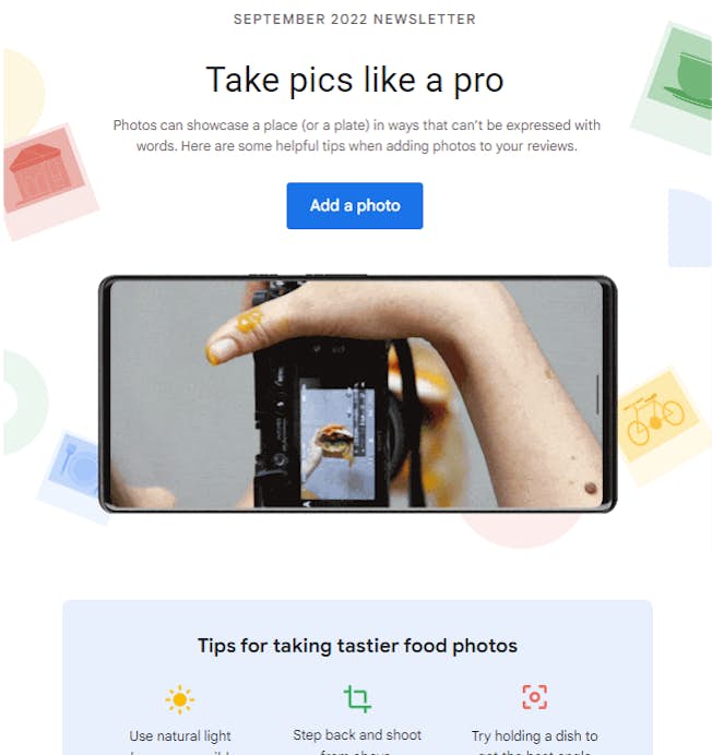 Google Haritalar e-postası