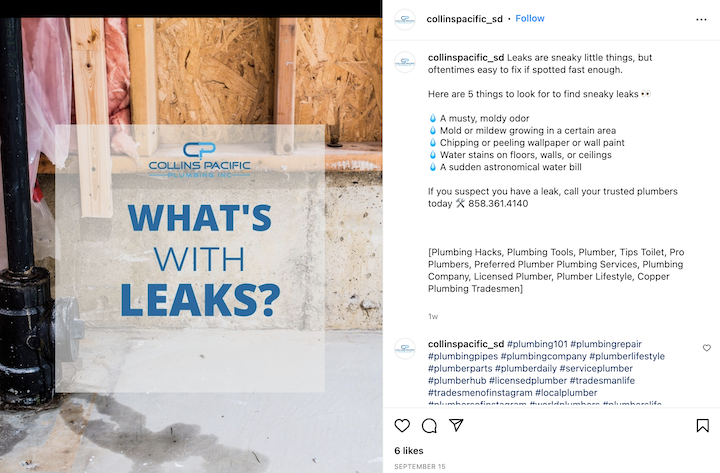 come aumentare il coinvolgimento su instagram - esempio di post utile