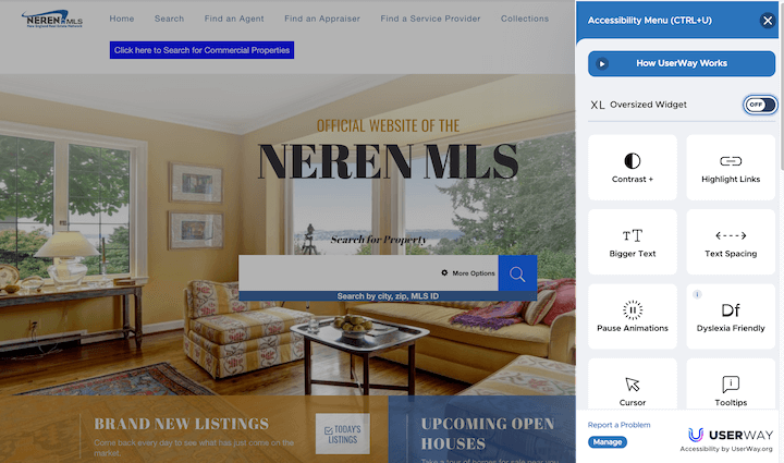 Beispiele für das Design von Immobilien-Websites – Plugin für Barrierefreiheit