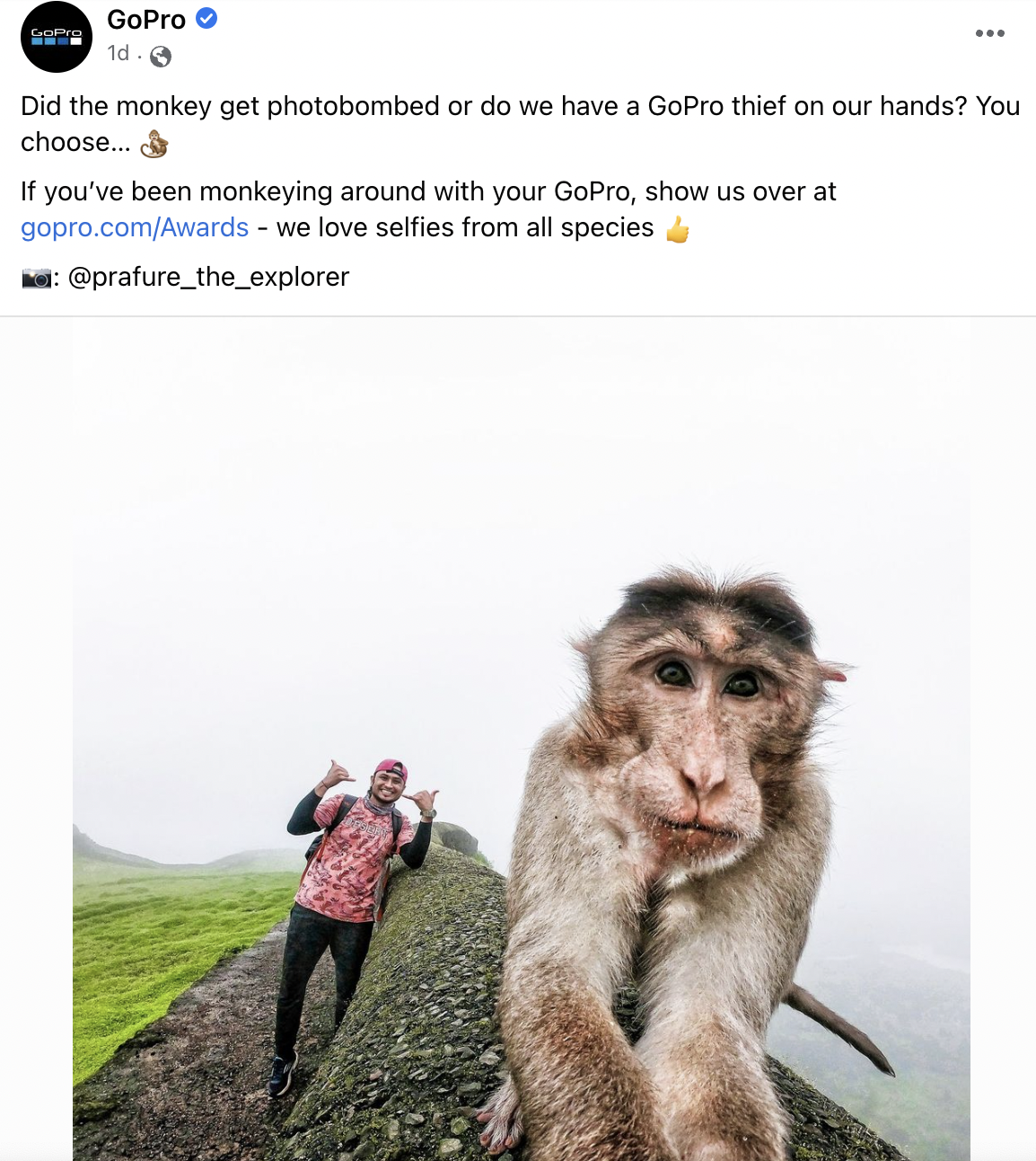 gopro からのソーシャル メディア マネージャーのヒント