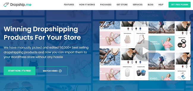 Dropshipme-Homepage