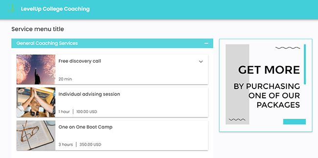 Exemplu de coaching LevelUp College