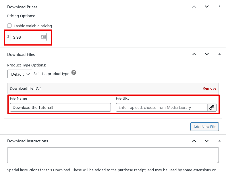 إعدادات تنزيل الفيديو