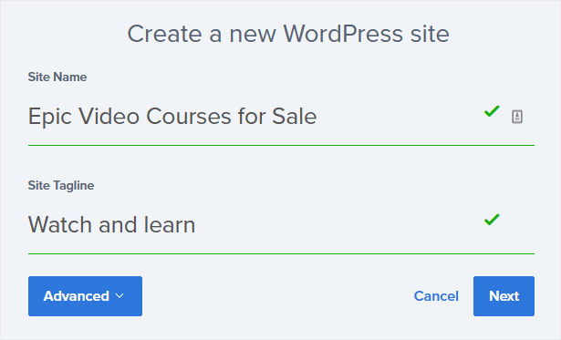 اسم موقع WordPress و Tagline