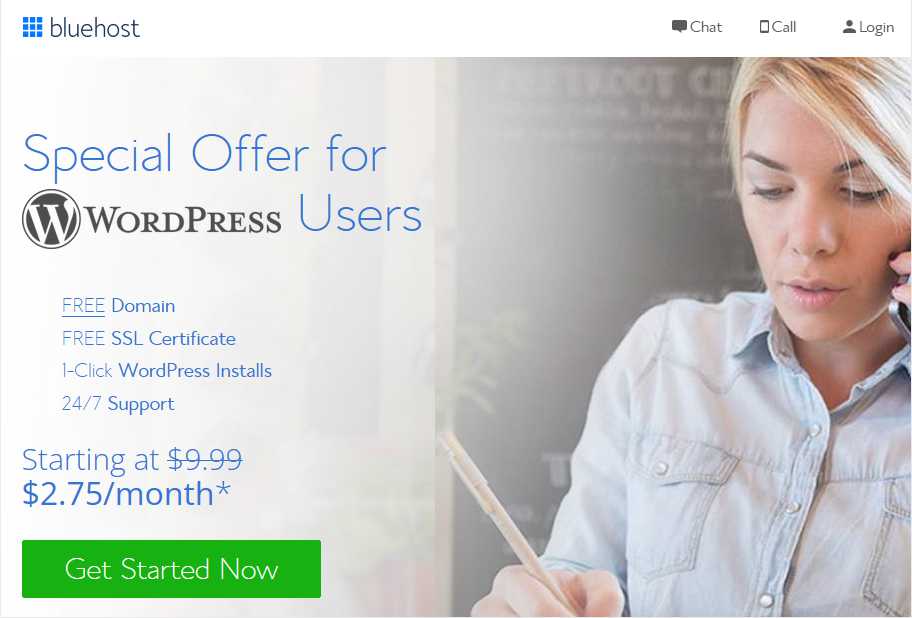 استضافة Bluehost WordPress