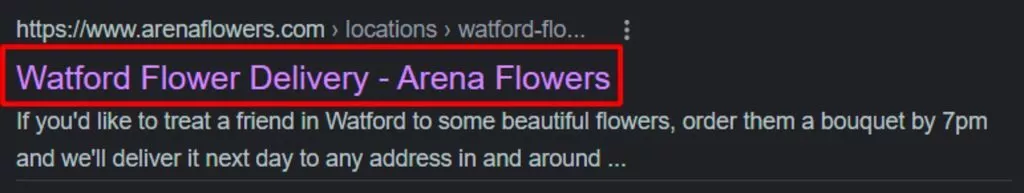 花店在沃特福德頁面標題