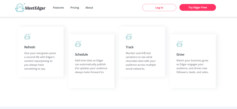 MeetEdgar는 정말 재미있고 사용하기 쉽습니다.