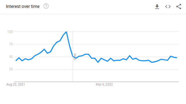 Socken Google Trends