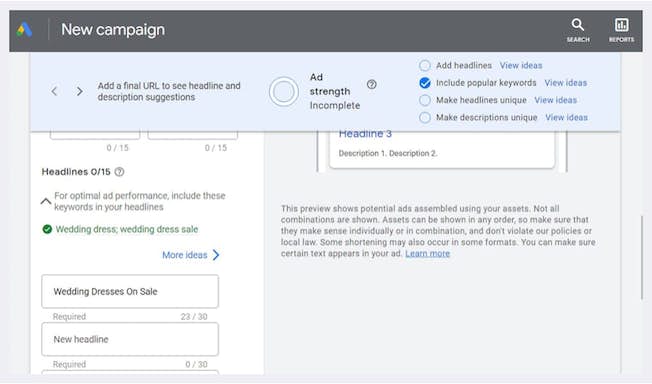 Przykład kampanii reklamowej Amazon