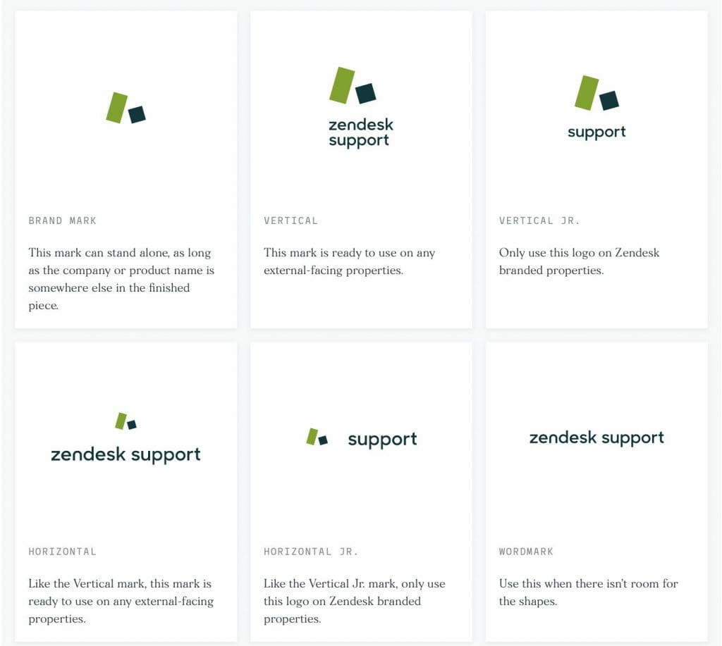 Guia de branding do Zendesk