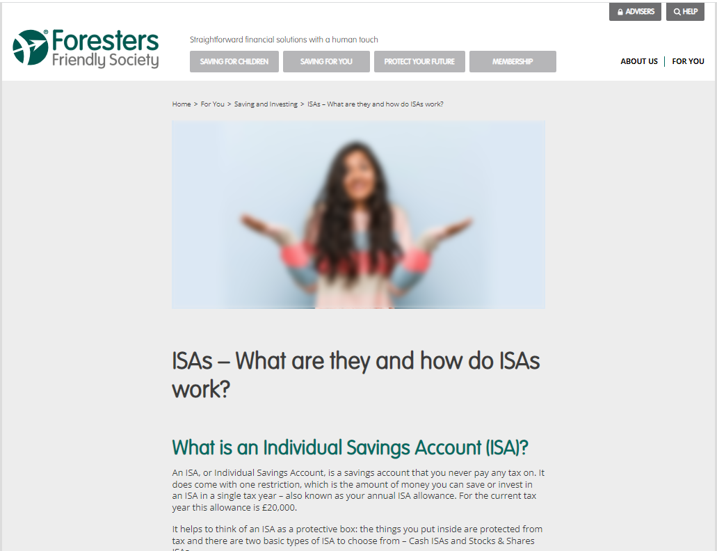 Foresters Friendly Society - ตัวอย่างหน้าคำถามที่พบบ่อย