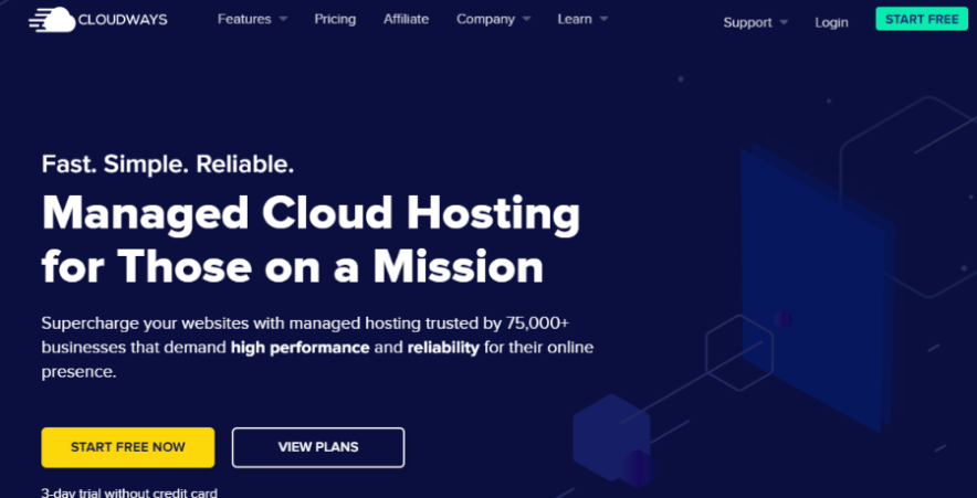 cloudways โฮสติ้งอินเดีย
