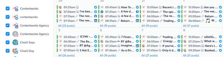 ejemplo de calendario compartido