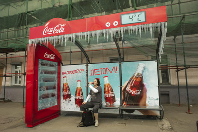 Coca Cola Guerilla-Marketingbeispiele, kreative Marketingideen