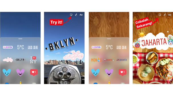 Instagramストーリーズステッカー