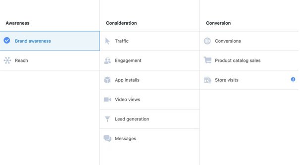 Instagram広告の目標