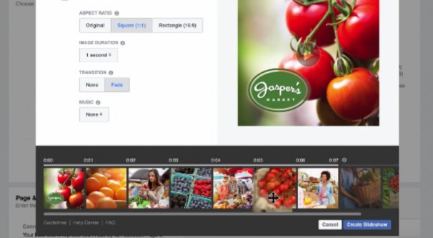 スライドショー広告の例