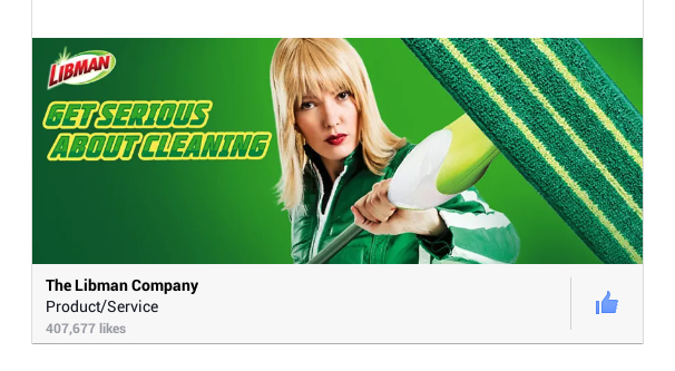 ページライク広告の例