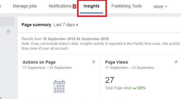 Ссылка на статистику Facebook