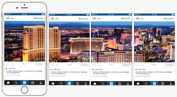 Annunci carosello di Instagram
