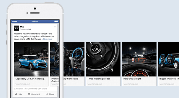Esempio di annuncio carosello 2