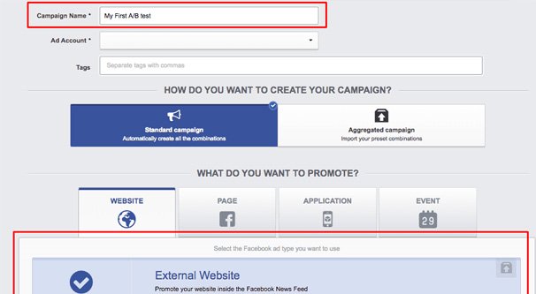 AB バリエーションのテスト