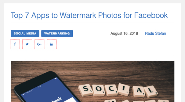 添加水印的应用程序