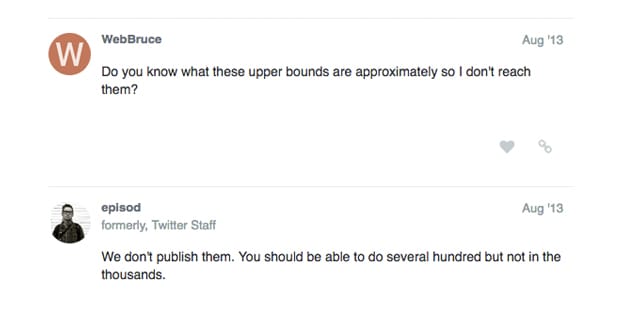 Twitterのいいね制限は公開されていません