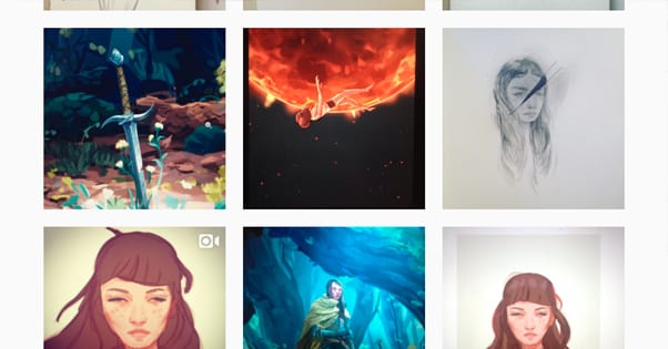 Instagramにアートを投稿する