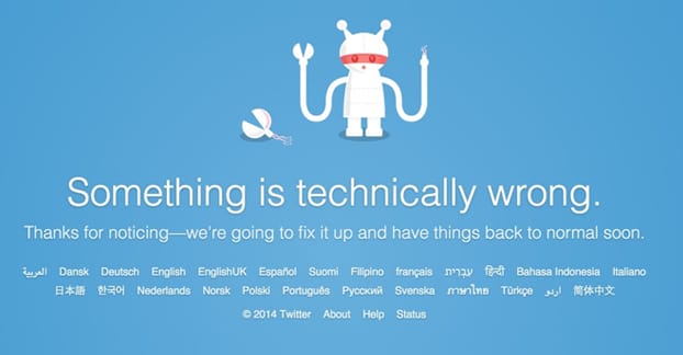 あまりにも多くの人をフォローしている Twitter エラー