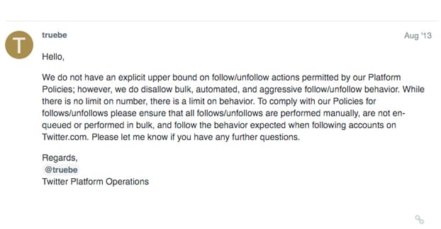 Smetti di seguire le politiche