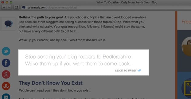 Clicca per Tweet Esempio
