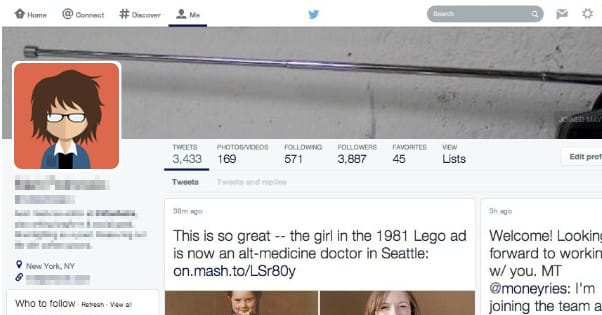 Esempio di immagine del profilo