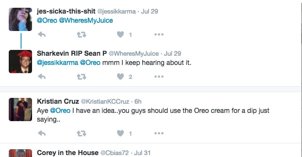 ブランドの返信