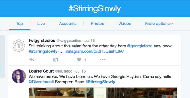 本のハッシュタグの例