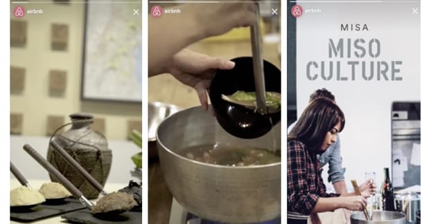 Instagram 故事廣告示例