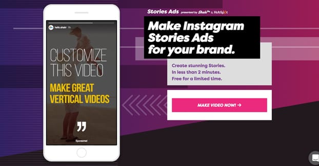 故事廣告上的鮮豔色彩