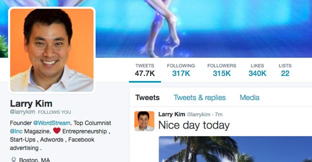 個人のツイッターアカウント