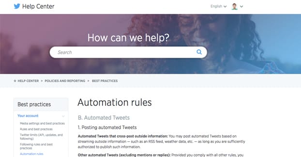 自動ツイートルール