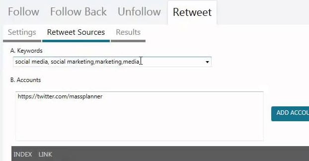リツイートオプション