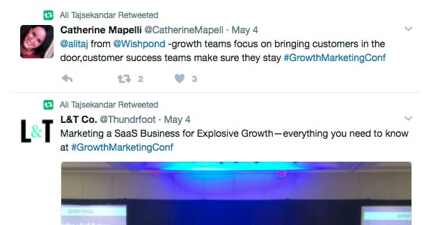 リツイートして視聴者を増やす