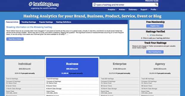 Hashtags.org