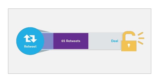 ツイートしてロック解除