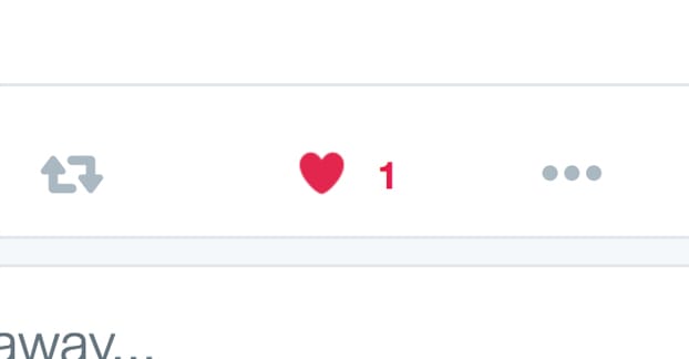 Twitterのコンテンツを高く評価する