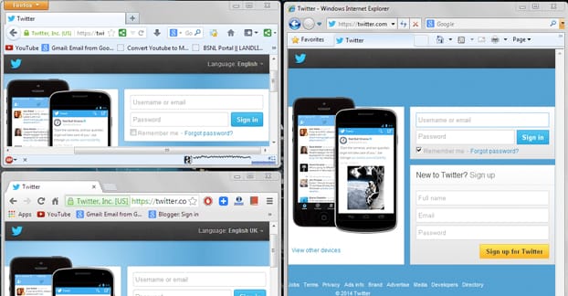 Twitter ブラウザ メソッド
